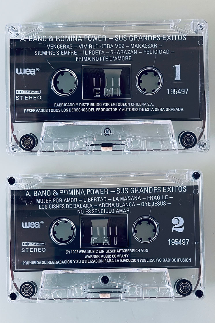 AL BANO & ROMINA POWER SUS GRANDES EXITOS - vista posterior