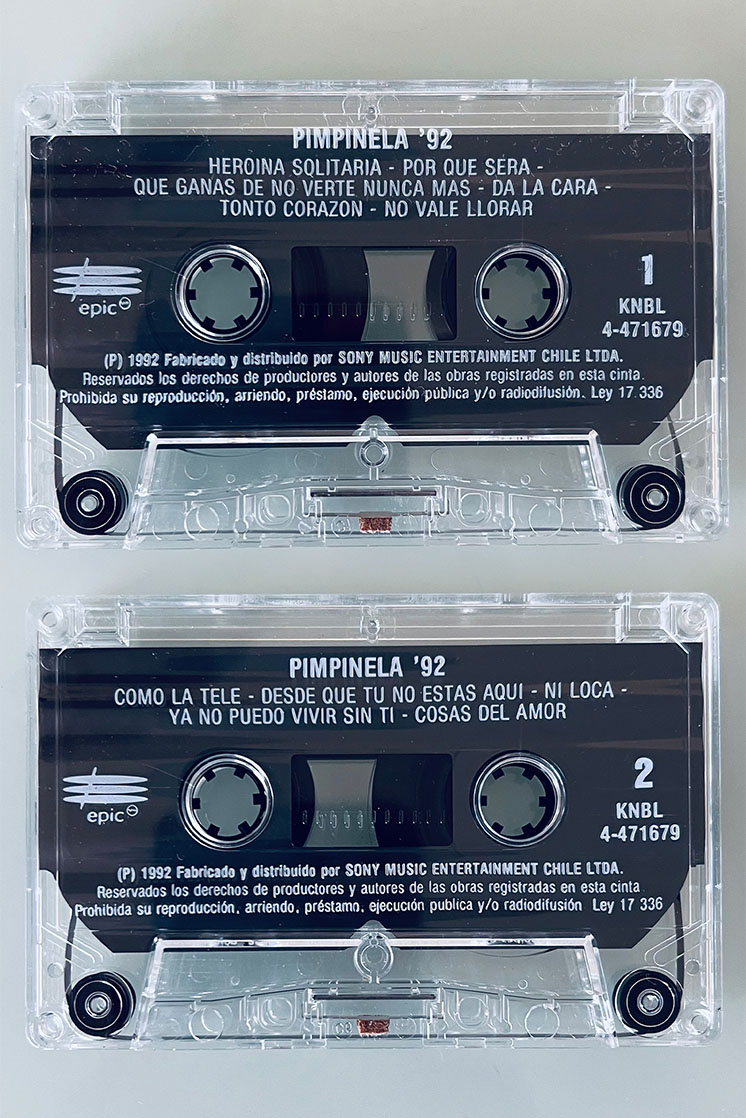 PIMPINELA PIMPINELA ‘92 - vista posterior
