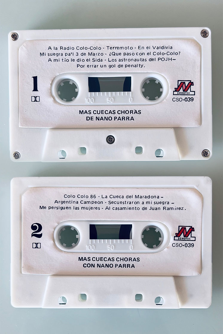 NANO PARRA MÁS CUECAS CHORAS - vista posterior