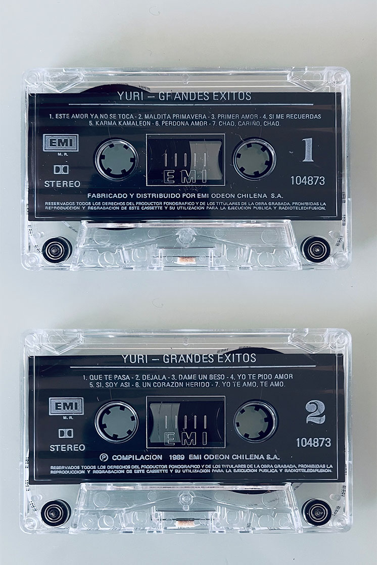 YURI GRANDES EXITOS - vista posterior