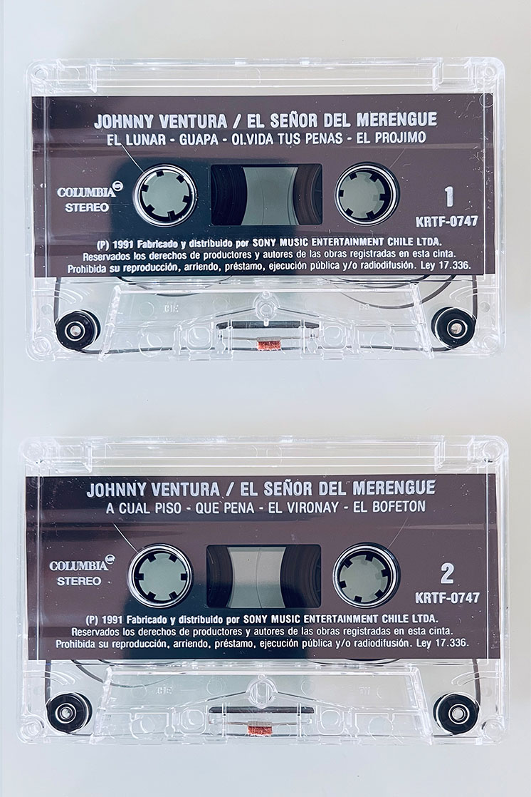 JOHNNY VENTURA EL SEÑOR DEL MERENGUE - vista posterior