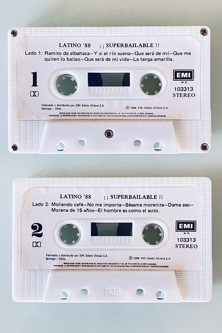 LATINO ‘88 ¡SUPERBAILABLES! - vista posterior