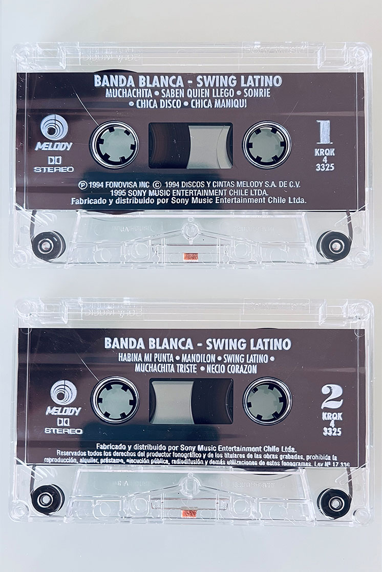 BANDA BLANCA SWING LATINO - vista posterior