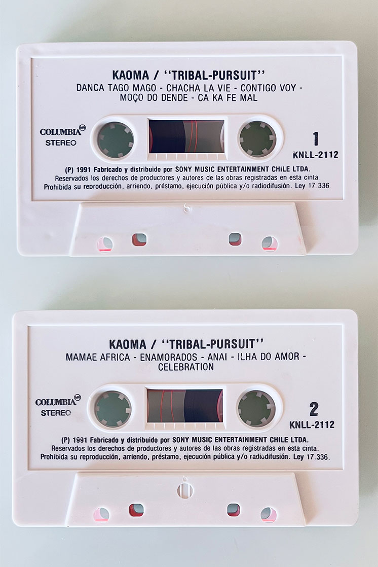 KAOMA “TRIBAL- PURSUIT” - vista posterior