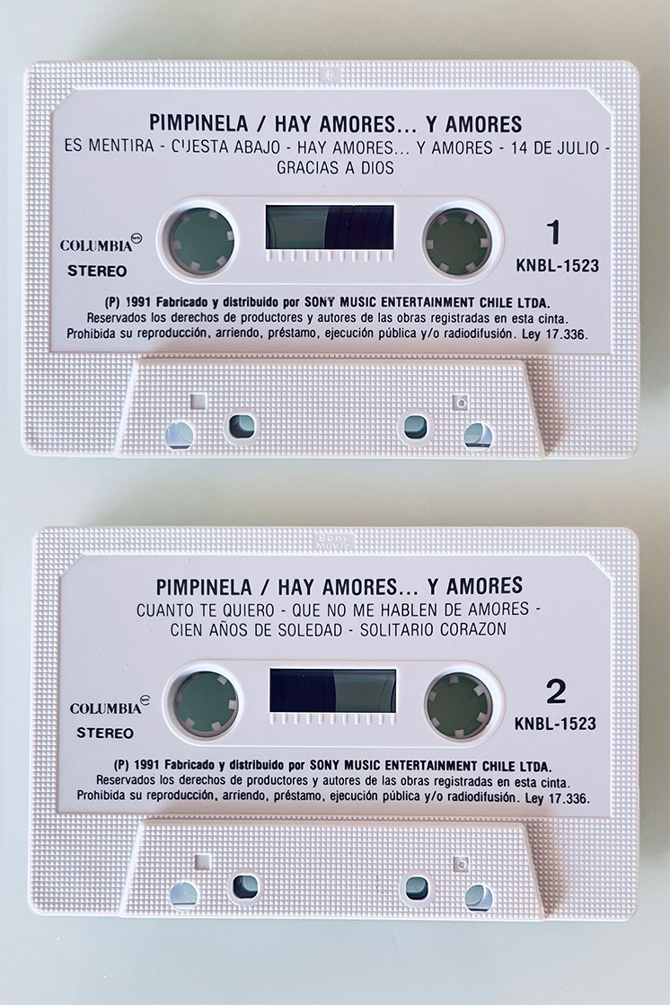 PIMPINELA HAY AMORES... Y AMORES - vista posterior