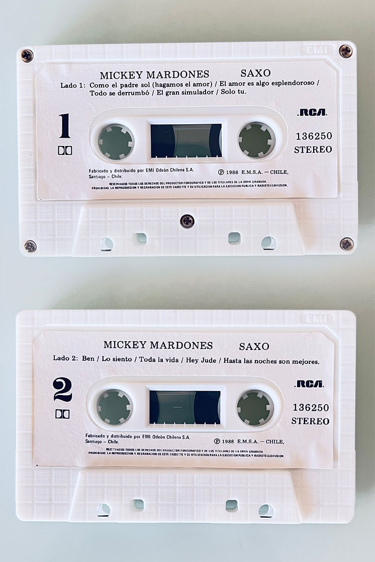 MICKEY MARDONES SAXO - vista posterior
