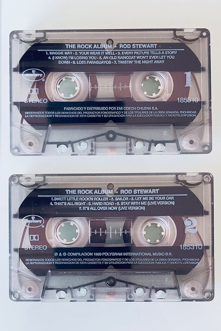 ROD STEWART THE ROCK ALBUM - vista posterior