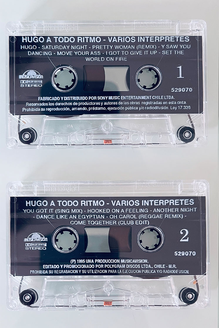 HUGO A TODO RITMO VARIOS INTERPRETES - vista posterior