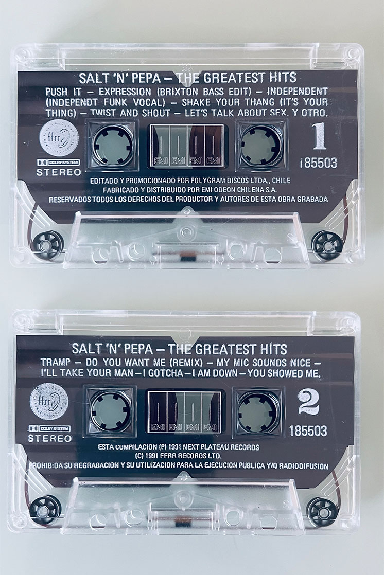 SALT`N’ PEPA THE GREATEST HITS - vista posterior
