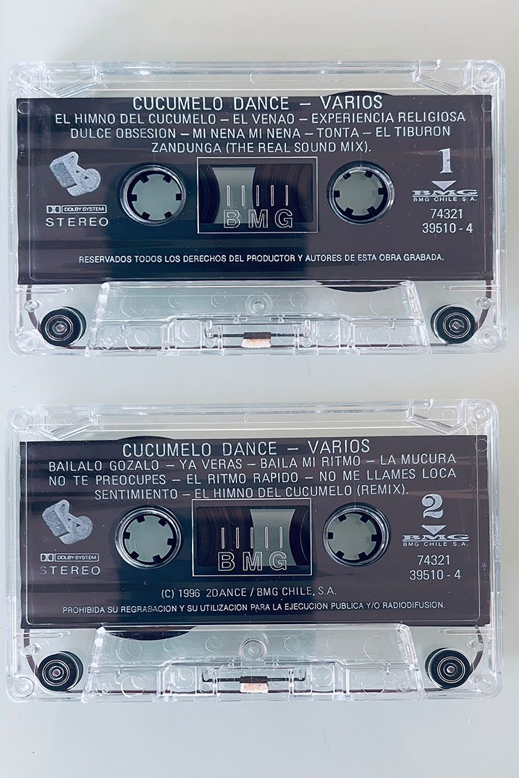CUCUMELO DANCE / VARIOS - vista posterior