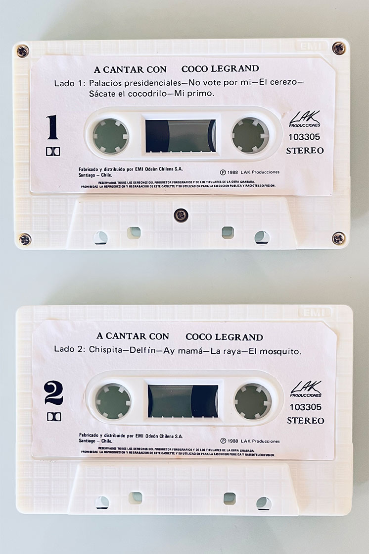 COCO LEGRAND A CANTAR CON - vista posterior
