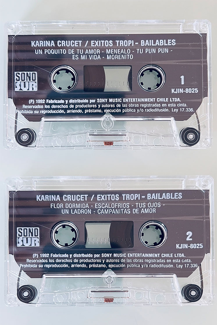 KARINA CRUCET EXITOS TROPI-BAILABLES - vista posterior