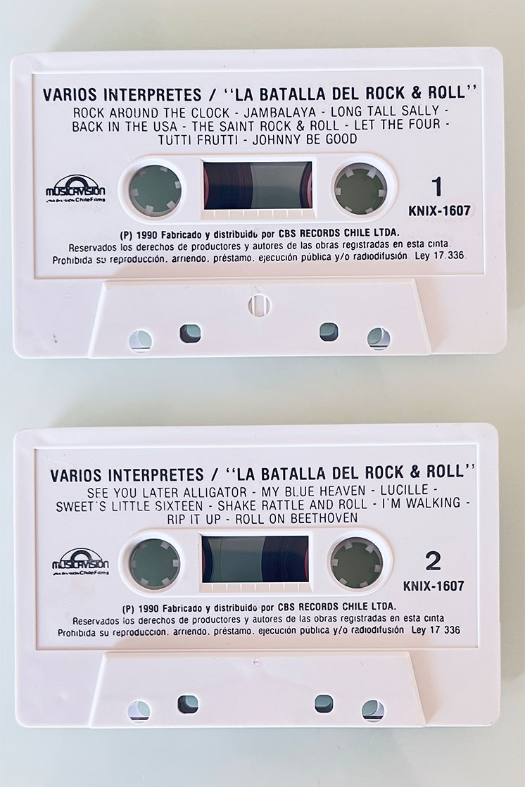 LA BATALLA DEL ROCK & ROLL VARIOS INTERPRETES - vista posterior
