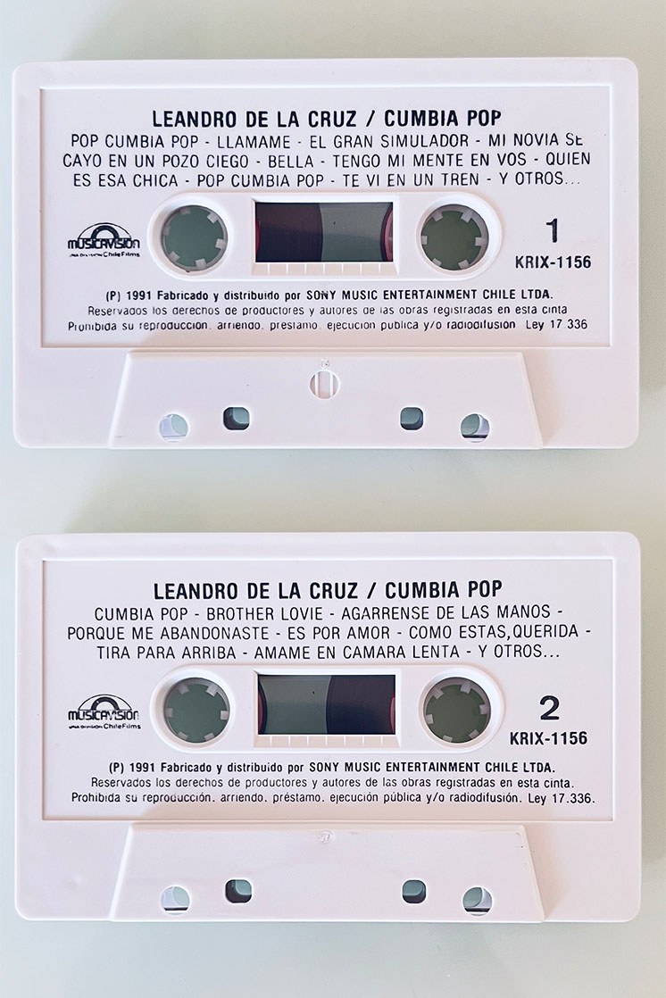 CUMBIA POP LEANDRO DE LA CRUZ - vista posterior