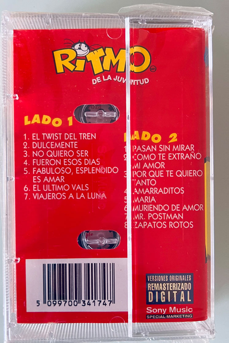 RITMO DE LA JUVENTUD COLECCIÓN VOLUMEN 1 - vista posterior