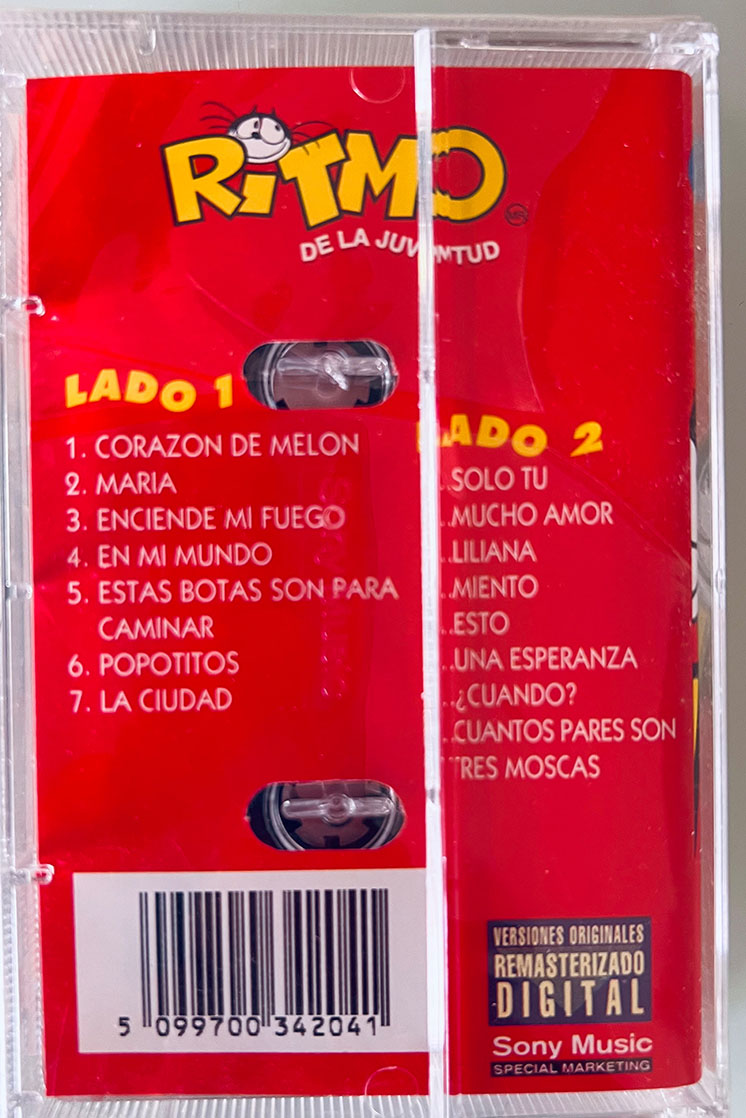RITMO DE LA JUVENTUD COLECCIÓN VOLUMEN 2 - vista posterior