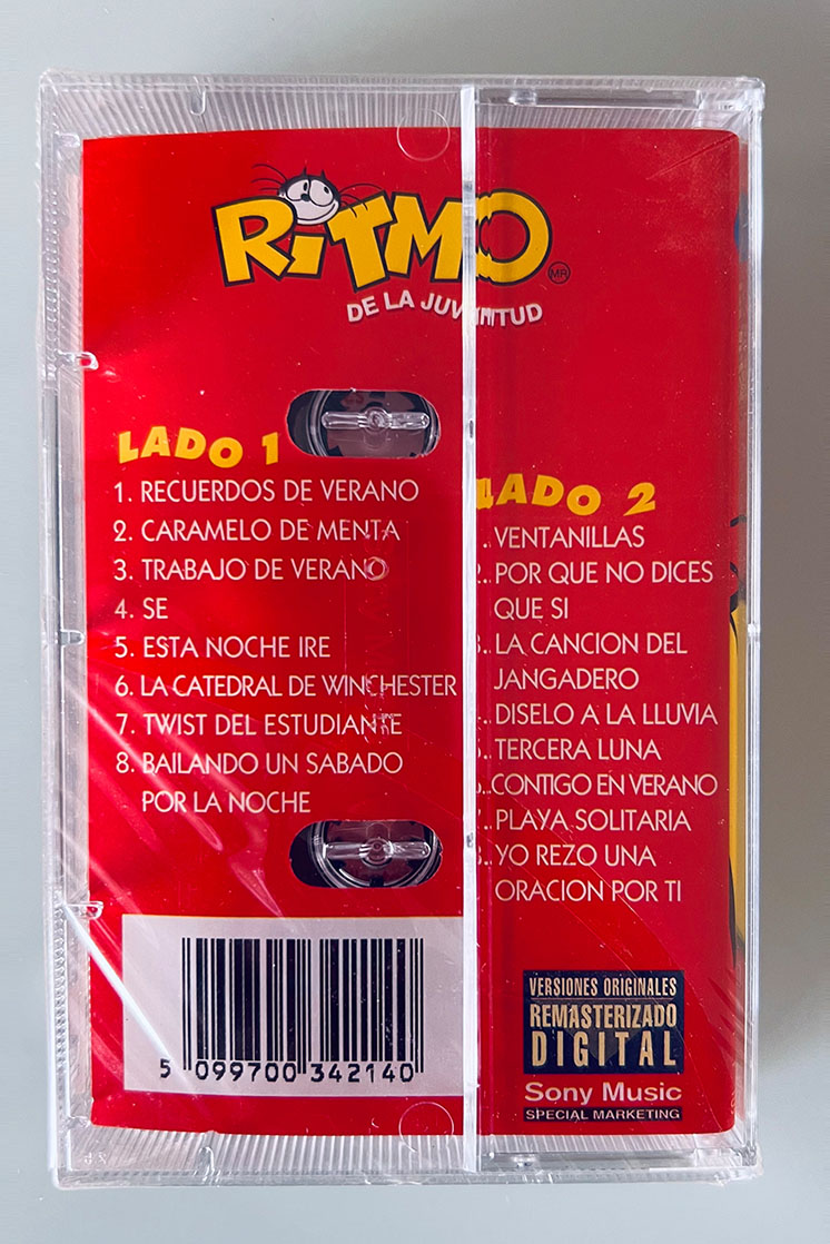 RITMO DE LA JUVENTUD COLECCIÓN VOLUMEN 5 - vista posterior
