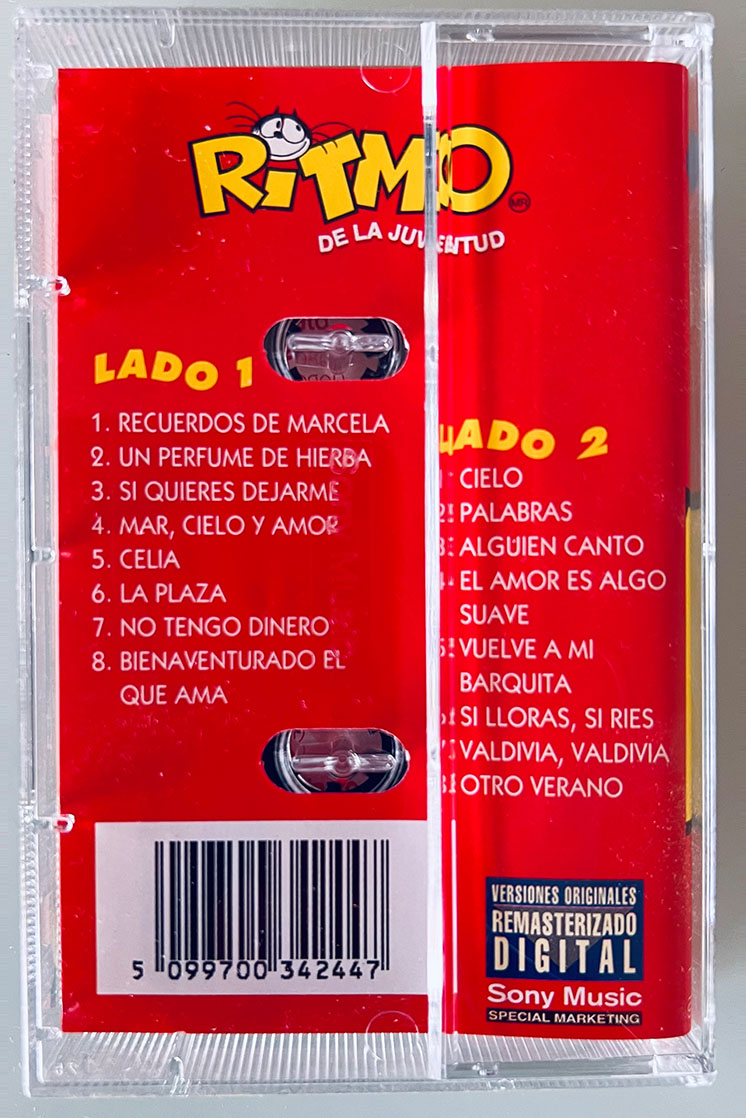 RITMO DE LA JUVENTUD COLECCIÓN VOLUMEN 8 - vista posterior