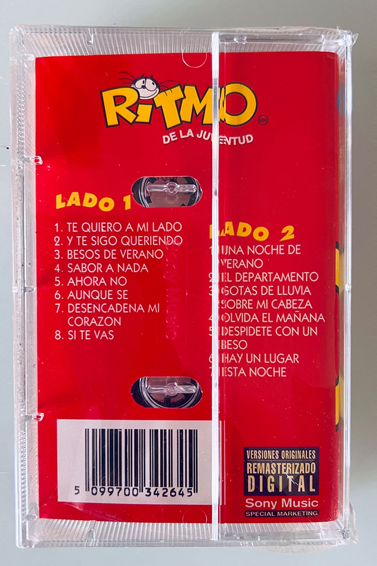 RITMO DE LA JUVENTUD COLECCIÓN VOLUMEN 10 - vista posterior