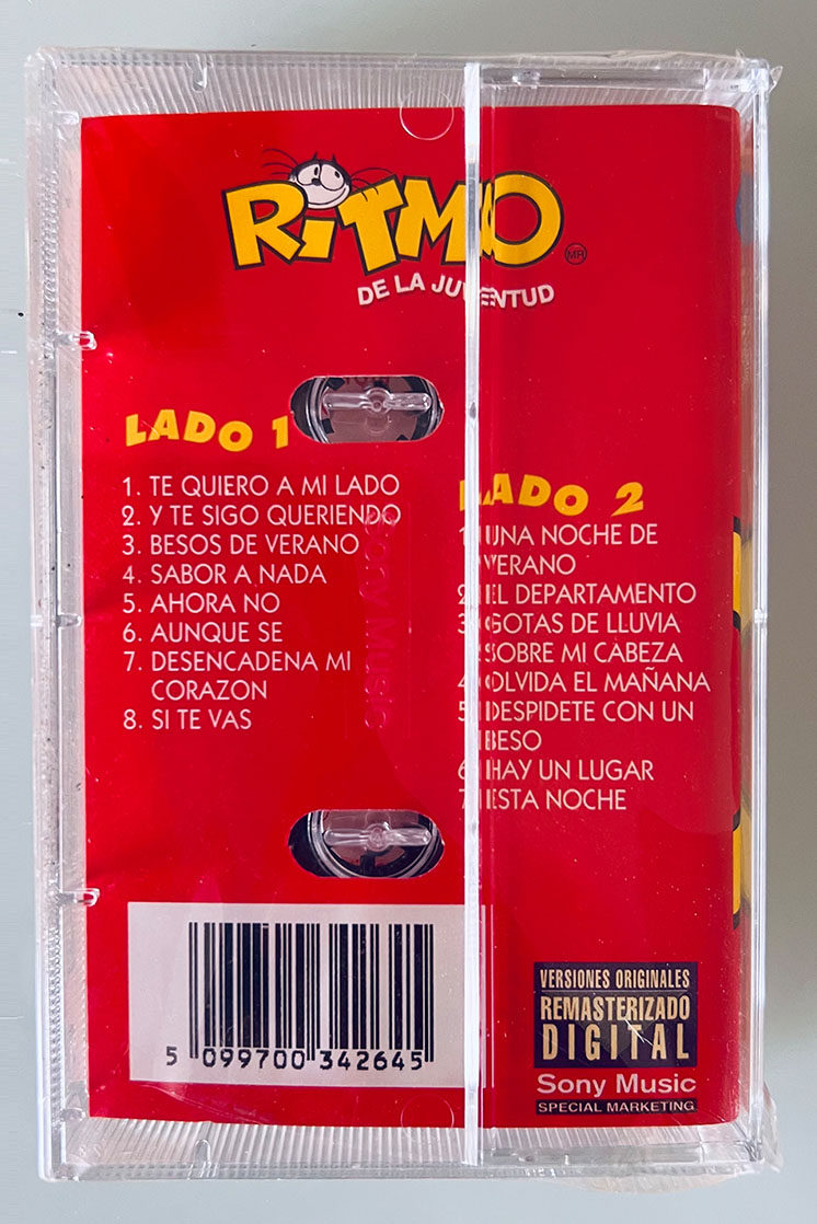 RITMO DE LA JUVENTUD COLECCIÓN VOLUMEN 11 - vista posterior