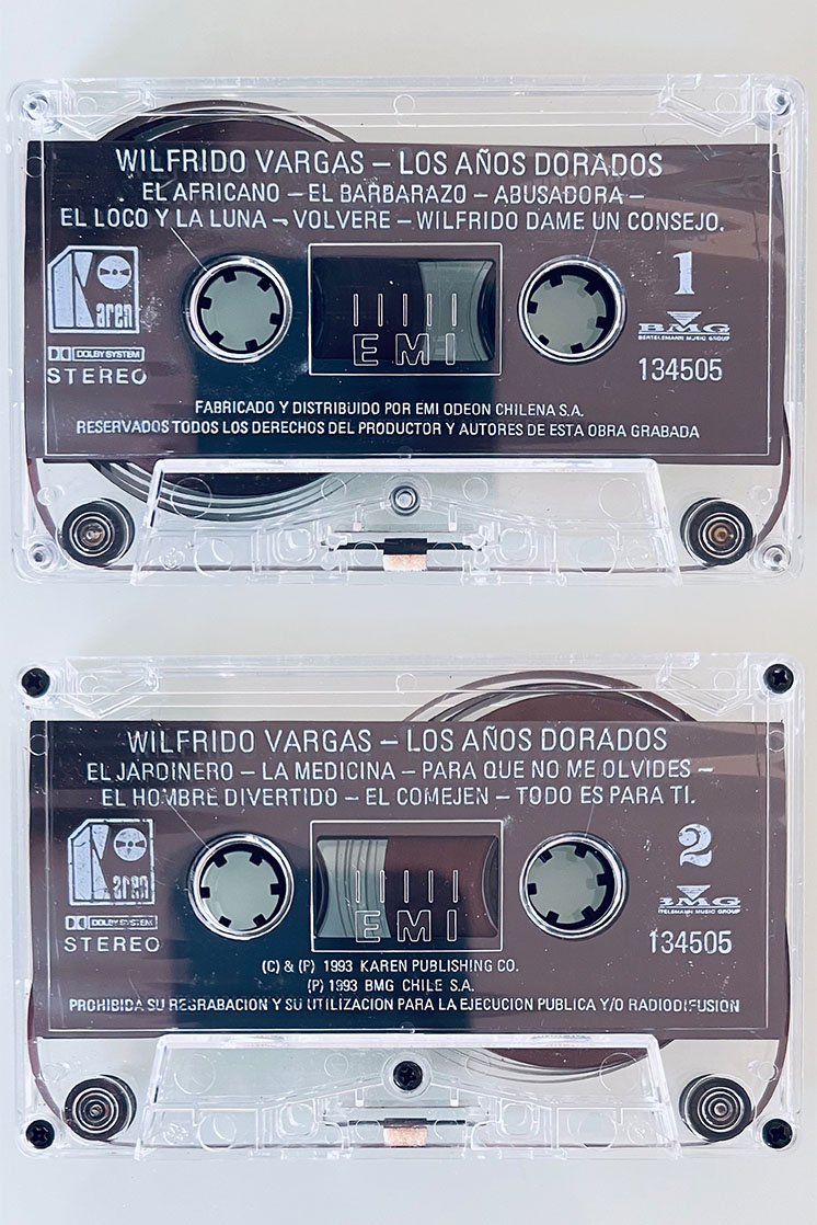 WILFRIDO VARGAS LOS AÑOS DORADOS - vista posterior