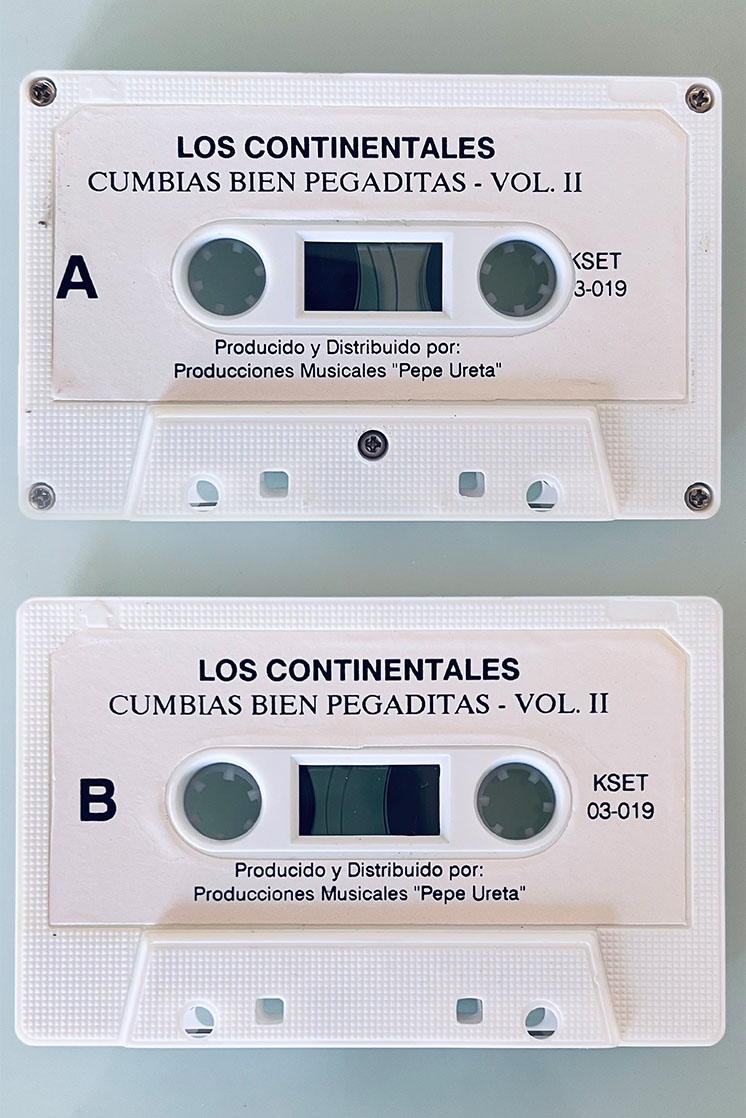 LOS CONTINENTALES CUMBIAS BIEN PEGADITAS VOL.II - vista posterior