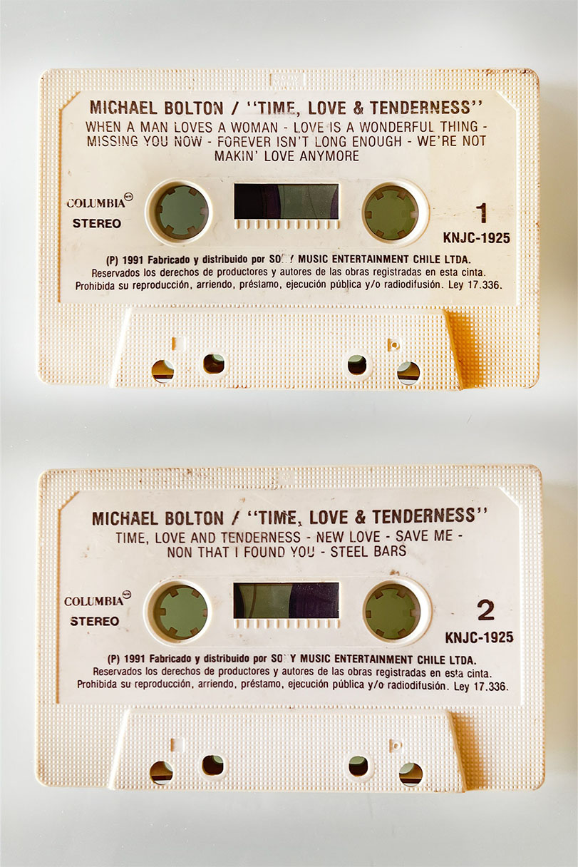 MICHAEL BOLTON TIME, LOVE & TENDERNESS - vista posterior