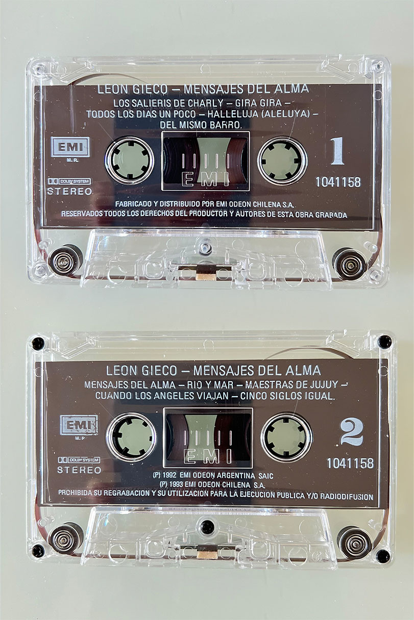 LEON GIECO MENSAJES DEL ALMA - vista posterior