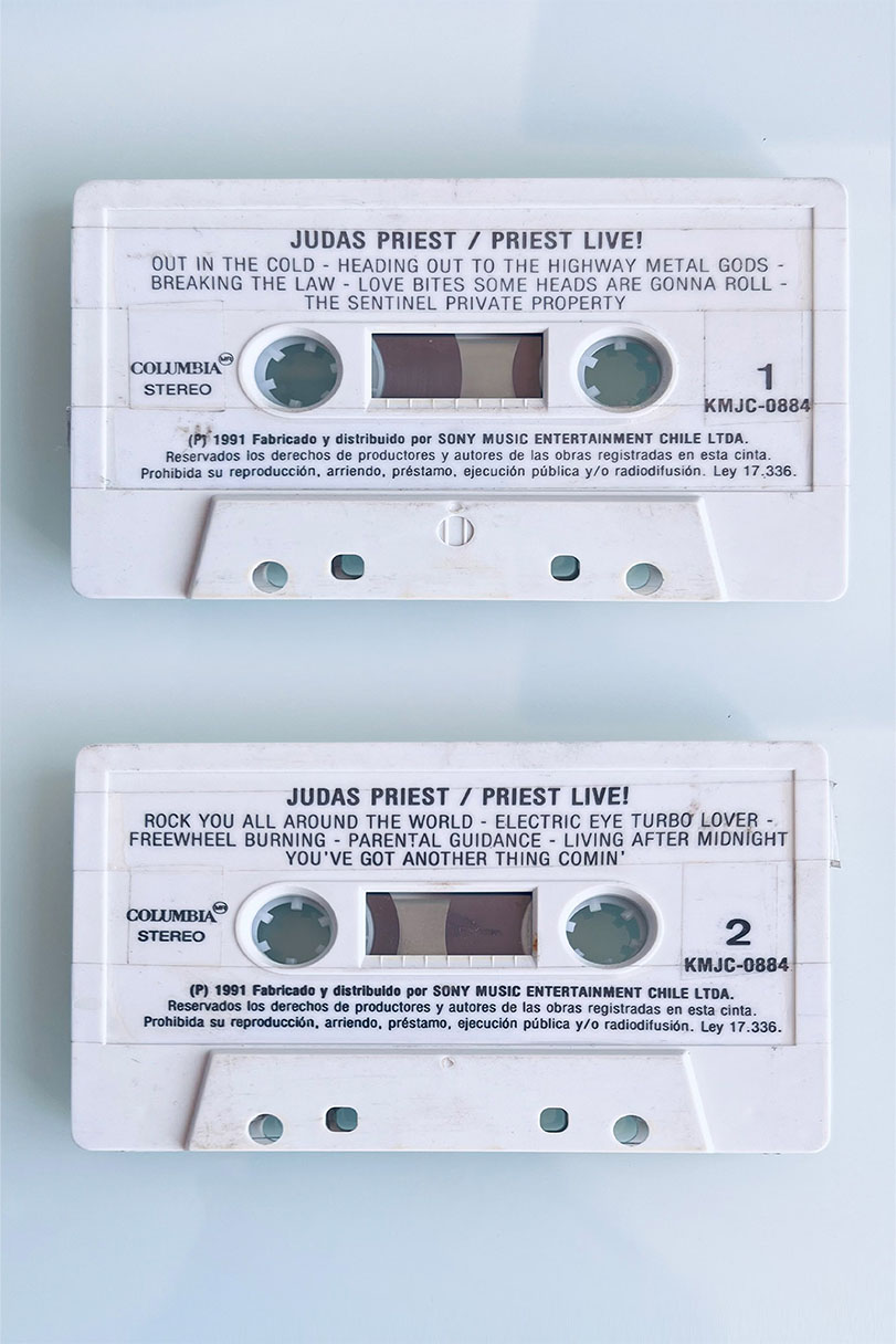 Judas Priest Priest ... Live! - vista posterior