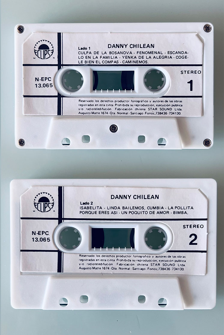DANNY CHILEAN GRANDES EXITOS - vista posterior