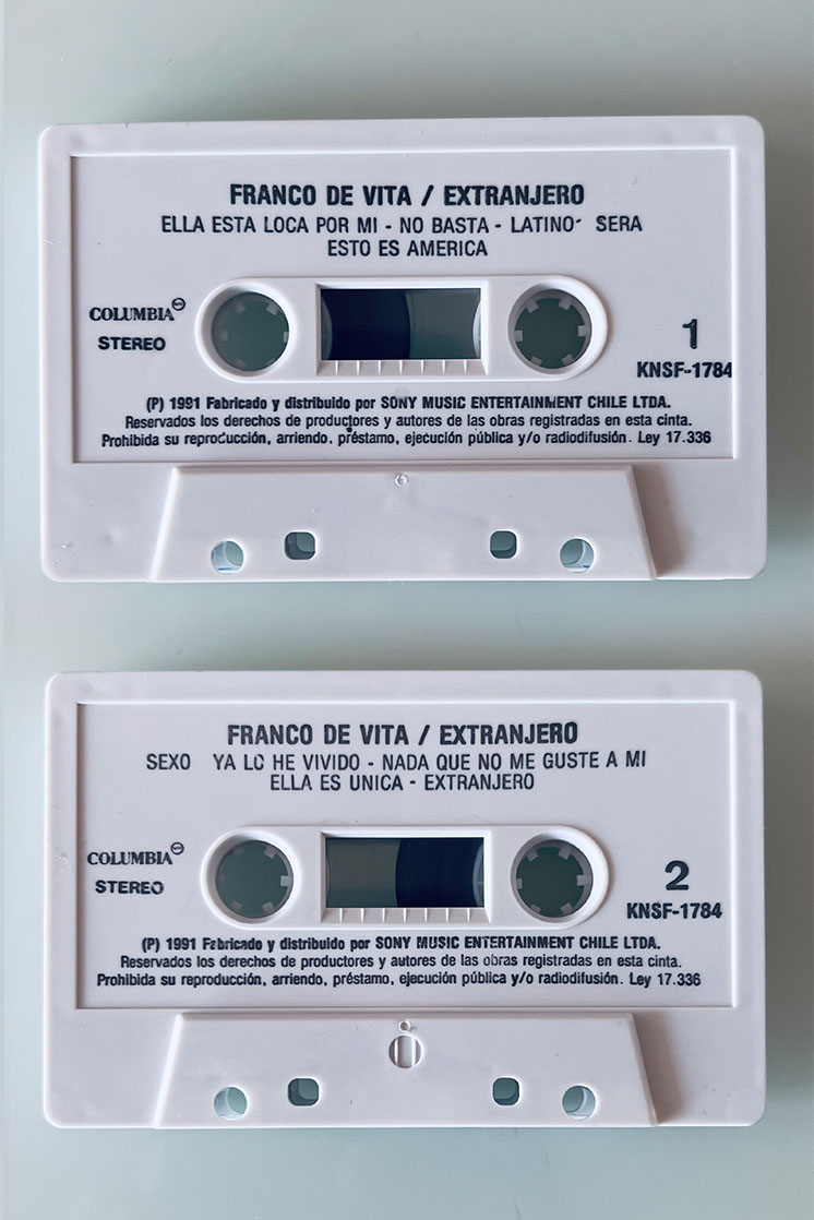 FRANCO DE VITA / EXTRANJERO - vista posterior