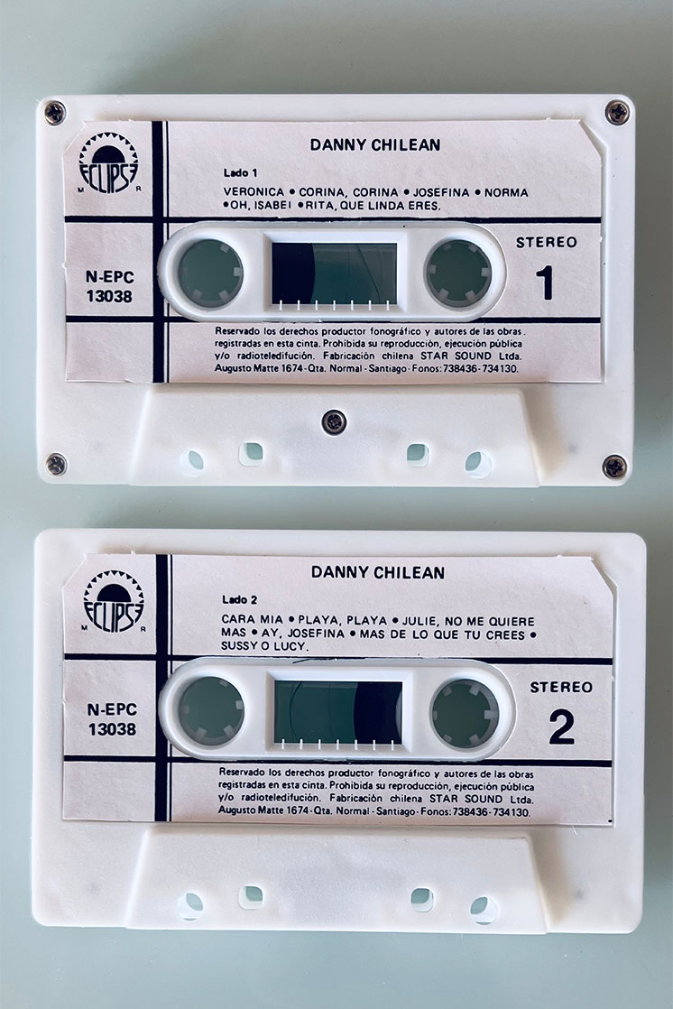 DANNY CHILEAN GRANDES EXITOS - vista posterior