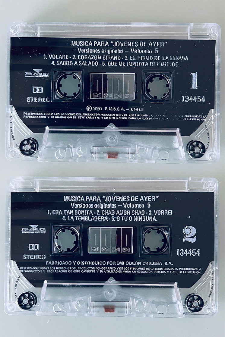 MÚSICA PARA JÓVENES DE AYER VERSIONES ORIGINALES VOLUMEN 5 - vista posterior