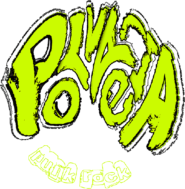 Polvaera Punk Rock logo horizontal Panel